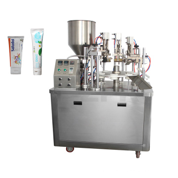 HZPK Semi-automatic plastic composite tube filling and sealing machine for Cosmetics,  daily necessities